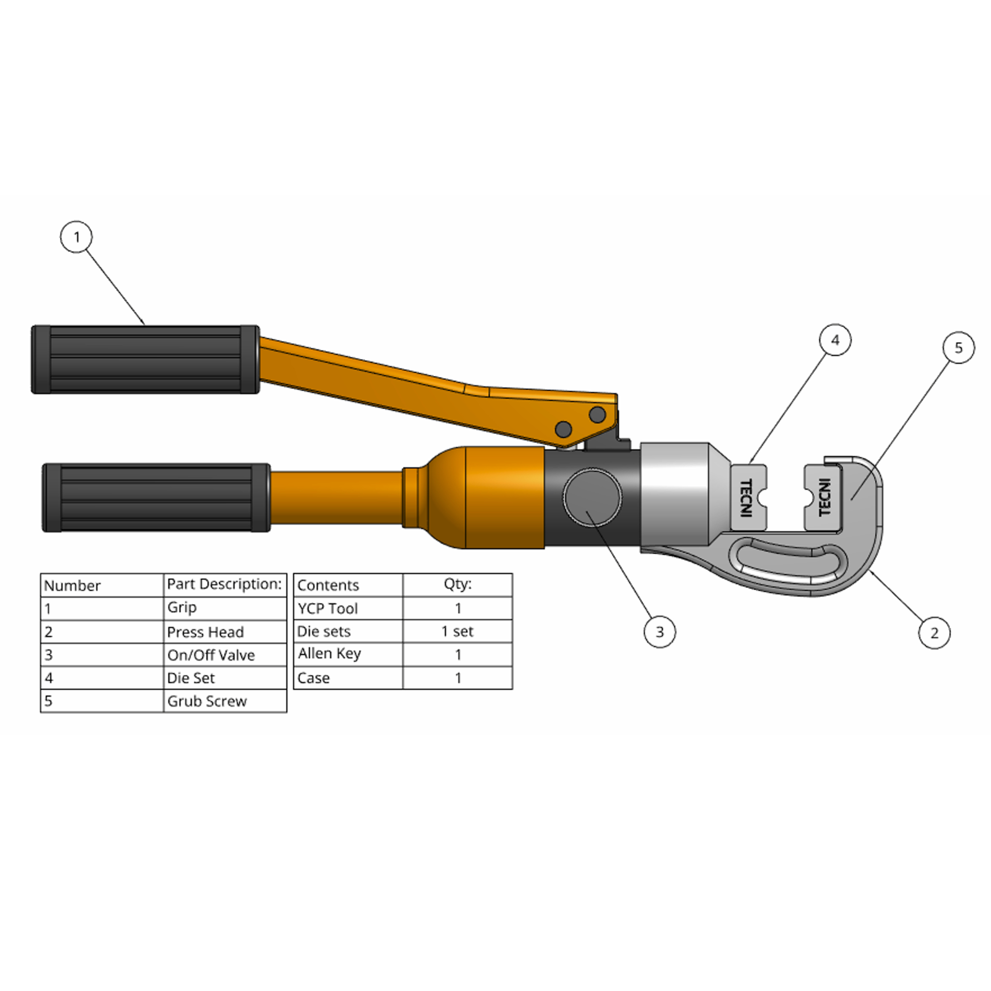 Hydraulic Crimping Tool wire cable
